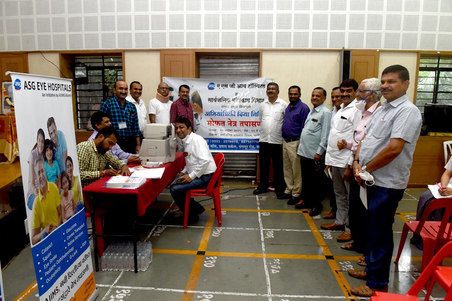 Eye Checkup Camp On Engineers Day 15 september 2021 at PWD auditorium